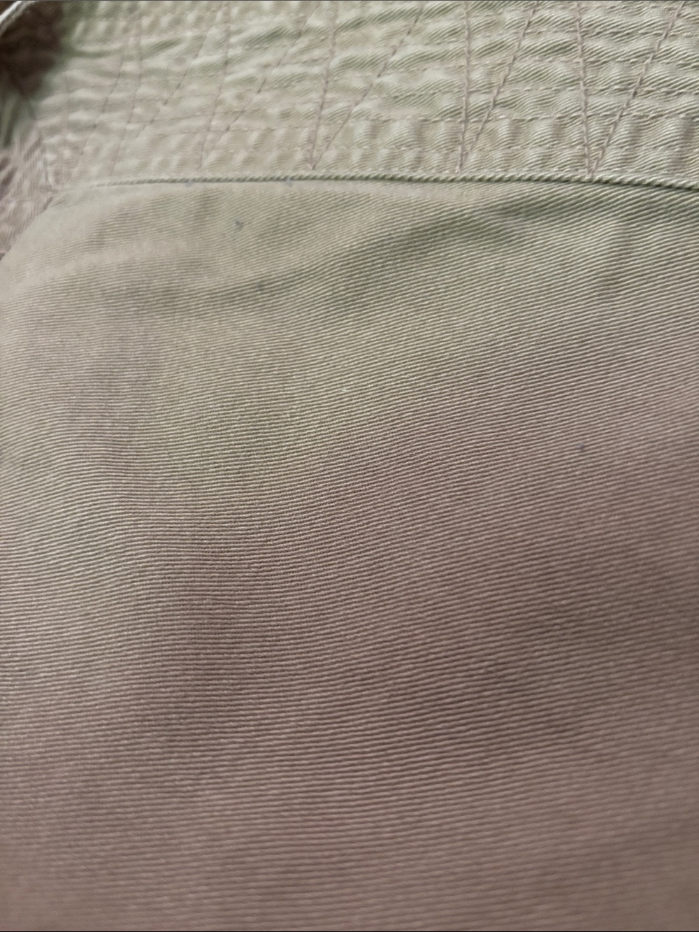 Vintage Polo Ralph Lauren Standard Tan/Beige Denim Pillow Shams Quilted Stiching